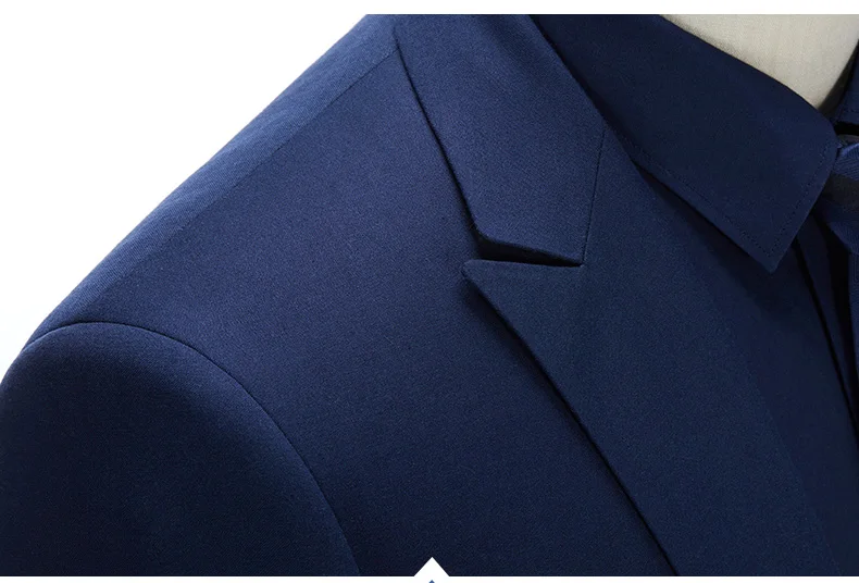 Мужской классический костюм жениха на свадьбу Тонкий деловой из 3 предметов