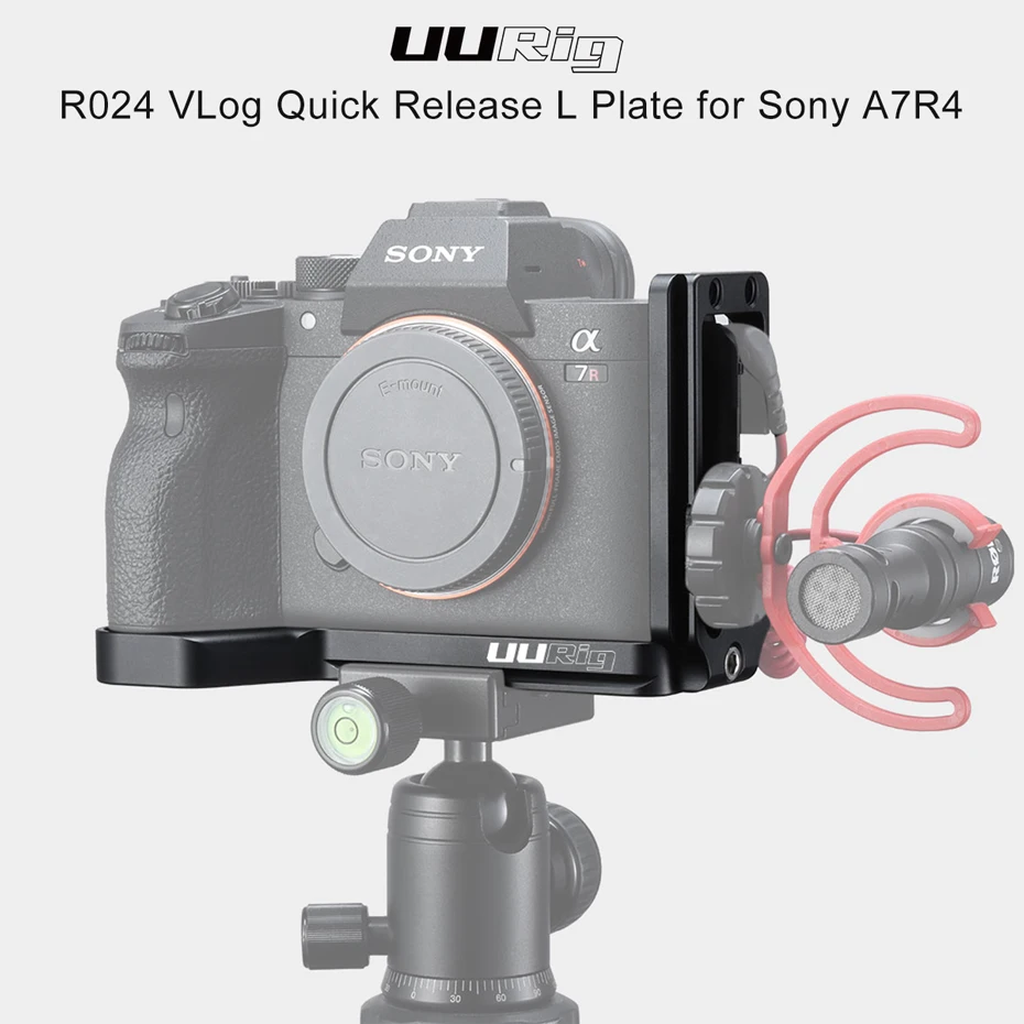UURig R024 быстросъемный Vlog L кронштейн для sony A7R4 с холодным башмаком к микрофону