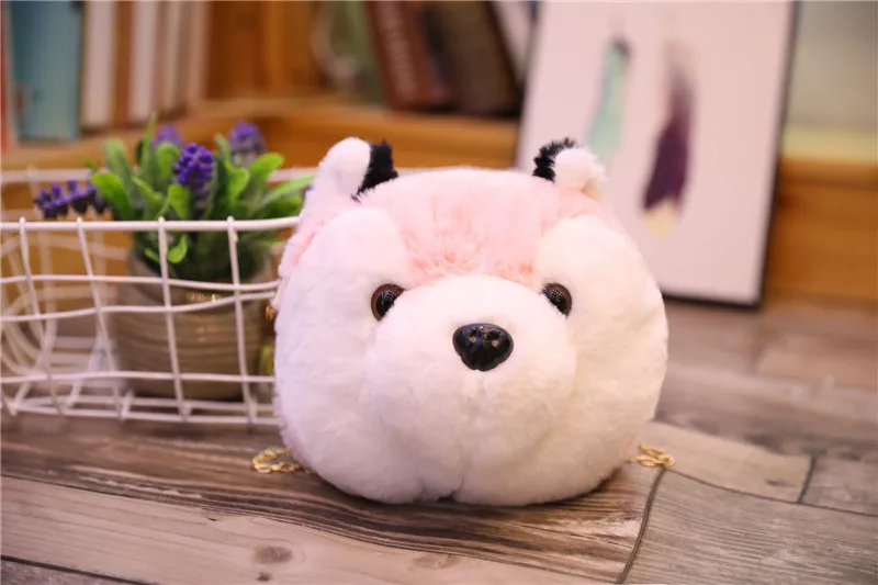 Плюшевые животные, плюшевые, Doraemon, Пикачу, hello kitty, большие длинные уши, кролик, панда, сумка на цепочке, подарок на день рождения, игрушка для мальчиков и девочек - Цвет: dog