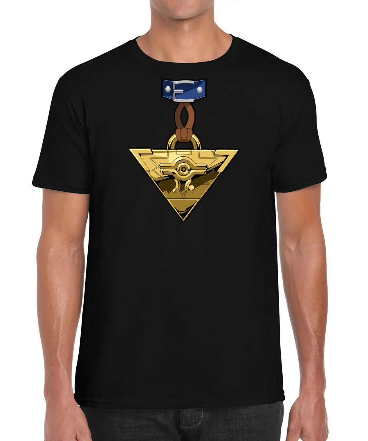 Yu-Gi-Oh Millennium Puzzle Yugi Cosplay Shirt Anime Retro Inspired T-Shirt S-2XL Gift Print T-shirt Hip Hop Tee |