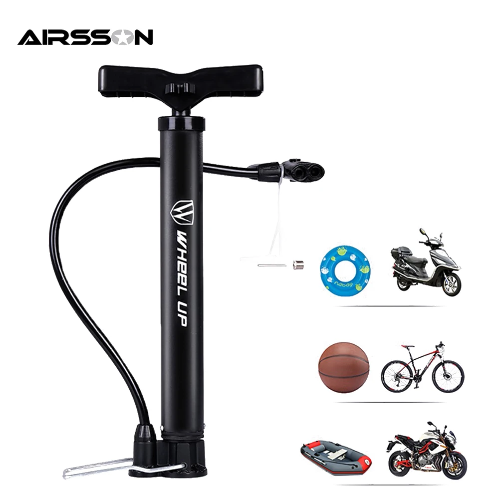 

Portable Bike Pump 120 PSI MTB Road Bike Ball High Pressure Tire Inflator Motorcycle Bicycle Floor Air Pump Cycling Accessories