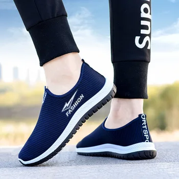 

Fashion luxury Spring/Autumn men Breathable casual Single shoes new cloth shoes mesh tennis sneakers men tenis masculino adulto