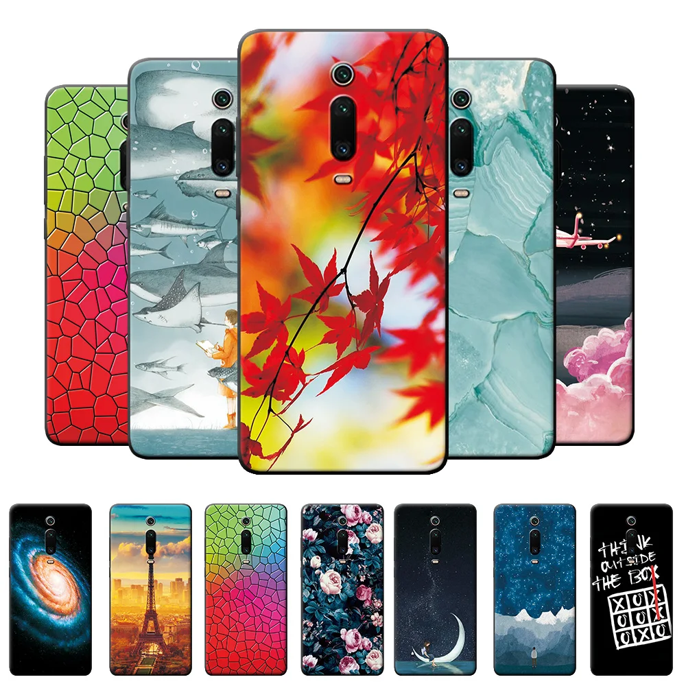 Чехол для телефона с пейзажем Xiaomi Mi8 Mi9 SE чехол Mi 9T Pro MiA2 MIA3 Lite Mi5X Mi6X мягкий