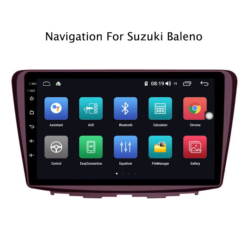 Sale Ectwodvd 9inch Andriod 8.1 Car DVD GPS For Suzuki Baleno 2015-2018 4G RAM 64G ROM CarPlay DSP 4G LTE with WIFI 1