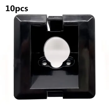 

YIFOUM 10pcs Car Rear View Camera Bracket License Plate Lights For Toyota Land Cruiser Prado LC150 150 LC120 2009-2015 2016 2017