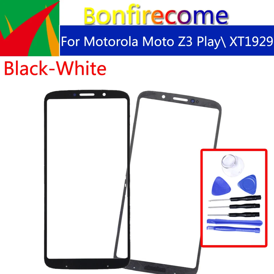 

6.0" Touchscreen For Motorola Moto Z3 Play XT1929 Touch Screen Front Panel Glass Lens LCD Outer Glass