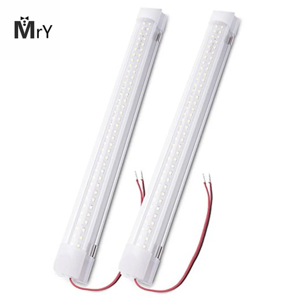 

72 LEDs Auto Car Van Bus Caravan House Light Bar Strip Lamp with On / Off Switch 12V 5W Universal Car Styling Car Accessories