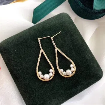 

Light The Luxury of Hand Made OL Stly Pearl Earrings Pearl Earrings 14K Gold Filled Earring Jewelry For Women Best Gift
