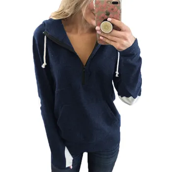 

V-neck Zipper Drawstring Hoodies Women Long Sleeves Love Heart Sweatshirt Autumn Winter Pocket Streetwear Kawaii Hoody Top Femme