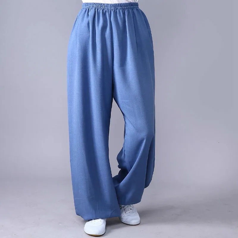 Thick Cotton Tai Chi Kung Fu Pants Shaolin Wushu Martial Arts Wing Chun Trousers Martial Arts Pants Yoga Pants Tai Chi Pants