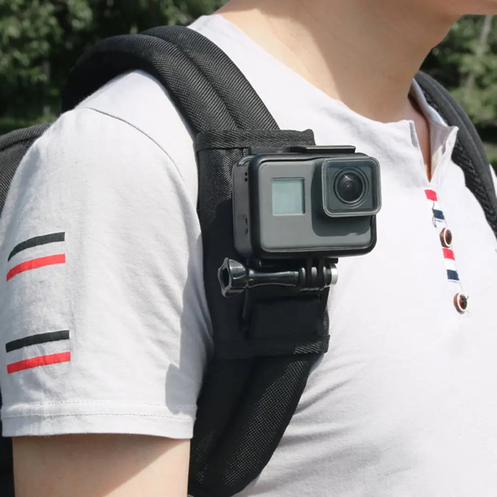 Для экшн-камеры Gopro Hero6/5/4 Камера рюкзак клип плечевой ремень с пряжкой; грудь; плечи; Длина рукава; крепежная панель Пряжка; Прямая поставка; Лидер продаж