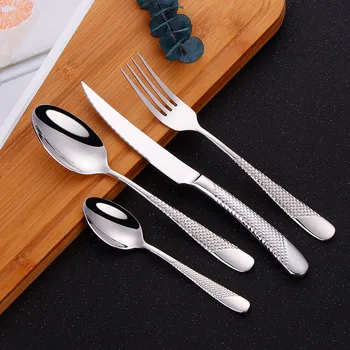 

Home Tableware Set Stainless Steel Cutlery Set Gold Western Cutlery Dinnerware Fork Spoon Knife Western Dinner Set Dropshipping