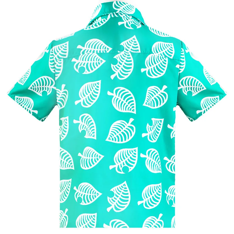 Adult Kid Animal Crossing Cosplay Costume T Shirt Tom Nook Shirt Blouse Summer Beach Short Sleeves Casual Tees Top Party Costume