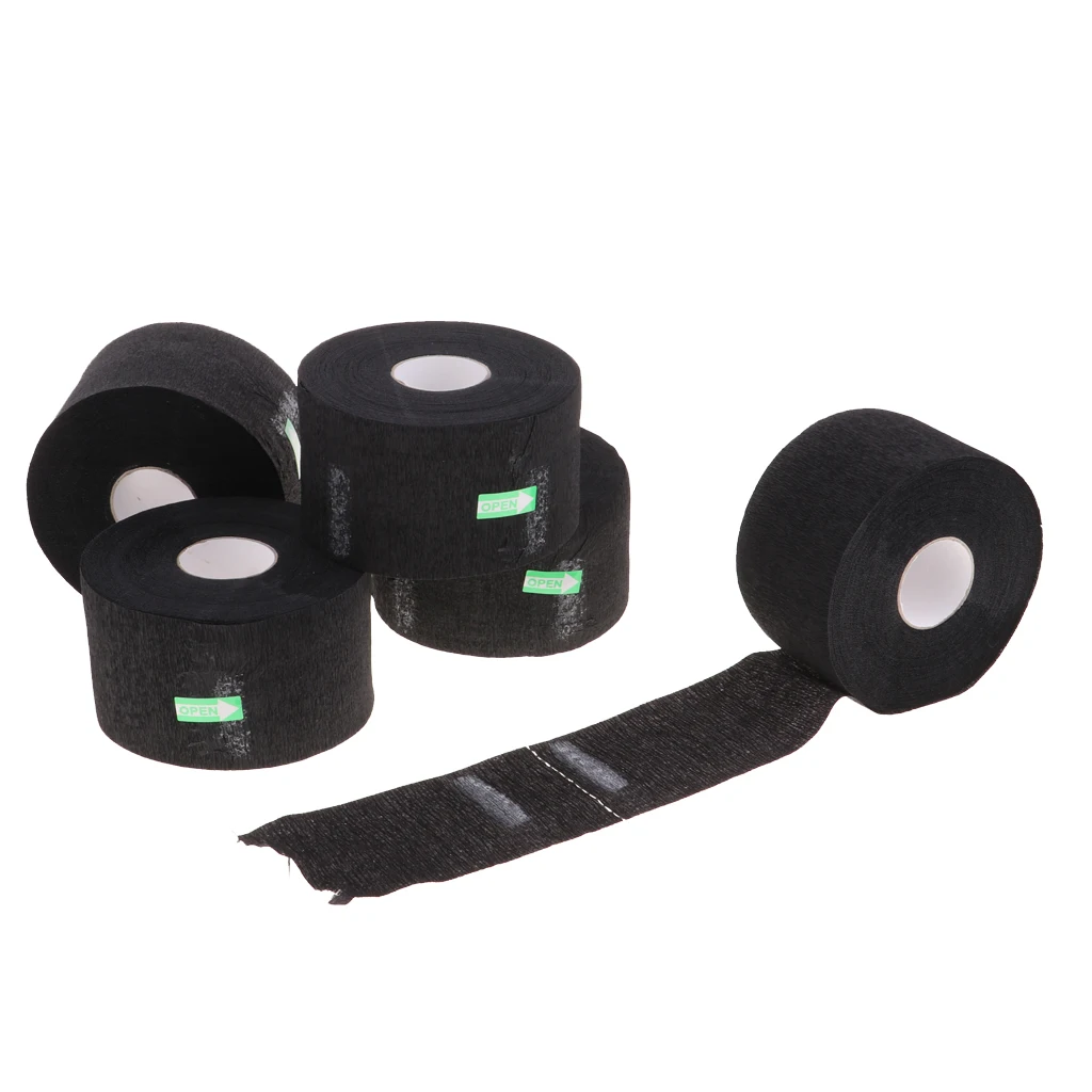 5 Rolls/Set Barber Salon Neck Strip Elastic Paper Collar Rolls, Barber Shop Salon Cape Hairdressing Tools