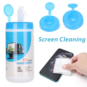 

Brand New Screen Cleaning Wipe Set Decontamination Wet Wipesping For Laptop LCD Monitor TV Mobile Phone Dust Removal Tool