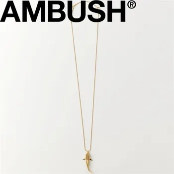 

AMBUSH SHARK 925 sterling silver Necklace ALYX Street Best Quality Necklace