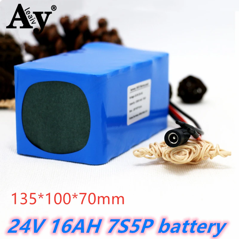 

high quality 7S5P 24v 16Ah battery pack 250w 29.4V 16000mAh lithium ion battery for wheelchair electric bicycle