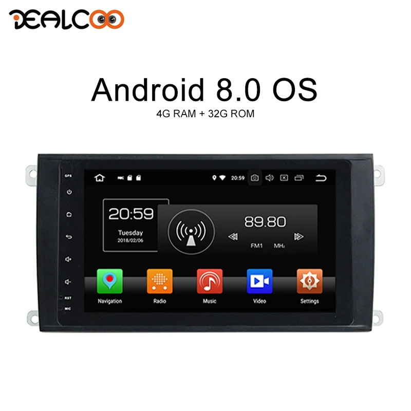 Dealcoo 2 Din Car Radio GPS Android Autoradio 2 Din Android Car Radio 2din Android Central Multimedia for Porsche Cayenne 2003 Dealcoo 2 Din Car Radio GPS Android Autoradio 2 Din Android Car Radio 2din Android Central Multimedia for Porsche Cayenne 2003