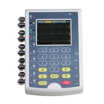 

MS400 3.5'' Multiparameter Simulator 12 Leads ECG TEMP Respiration IBP Patient Monitor