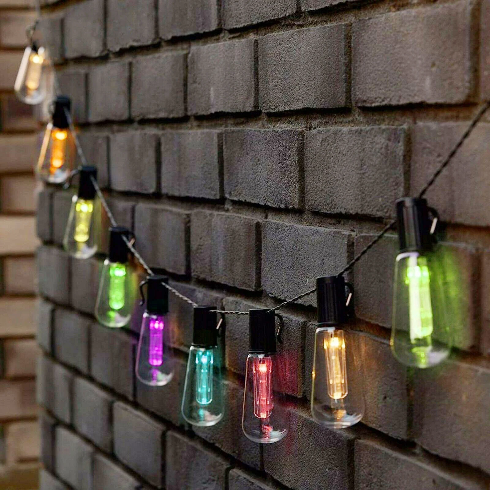 LED String Lights Outdoor Decoration Fairy Light Bulb Patio Lamp Garland For Party Wedding Garden Home Christmas