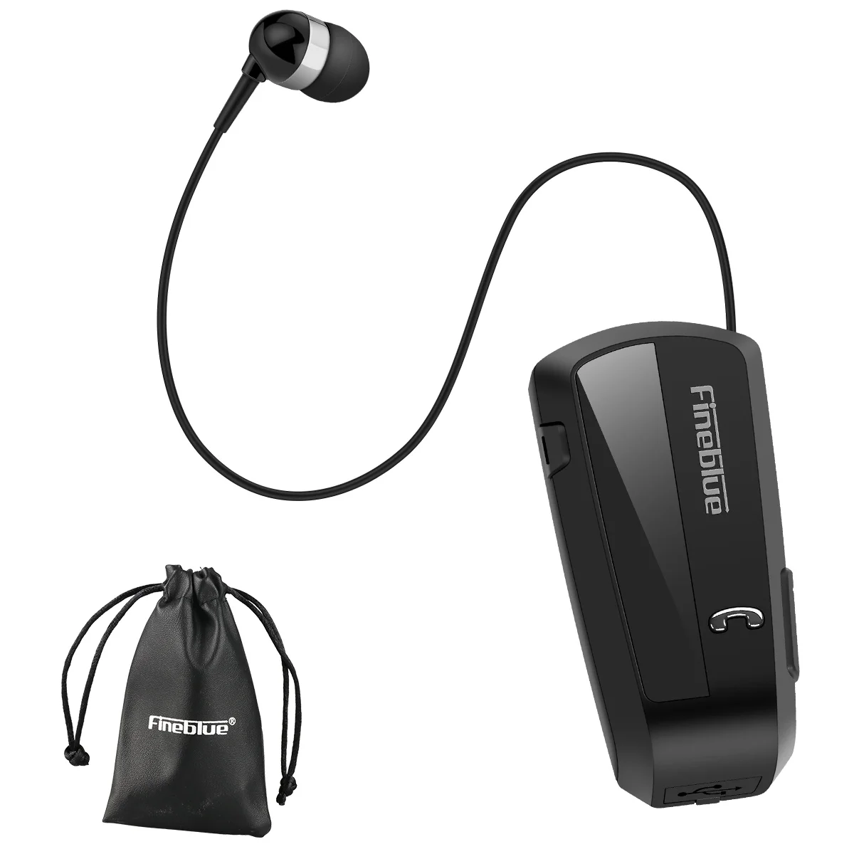 Беспроводная деловая Bluetooth гарнитура Fineblue F990 спортивные наушники с