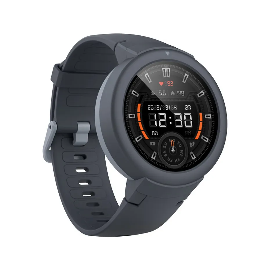 Английская версия Huami Amazfit Verge Lite gps Смарт-часы IP68 Водонепроницаемый 1," AMOLED экран 20 дней работы от батареи - Цвет: Gray