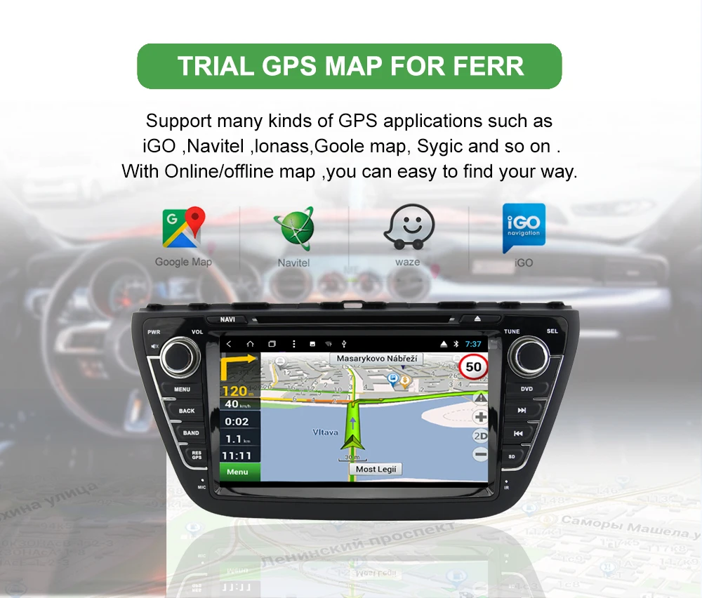 Bonroad 2din Android 9,0 автомобильный dvd-плеер для Suzuki SX4 S-cross Scross gps навигация автомобильный мультимедийный плеер Радио RDS