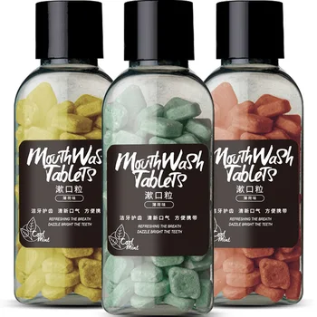 

Solid Mouthwash Mint Lemon Toothpaste Remove Bad Breath Mouthwash Whitening Teeth Remove Stains Mouthwash Tablets