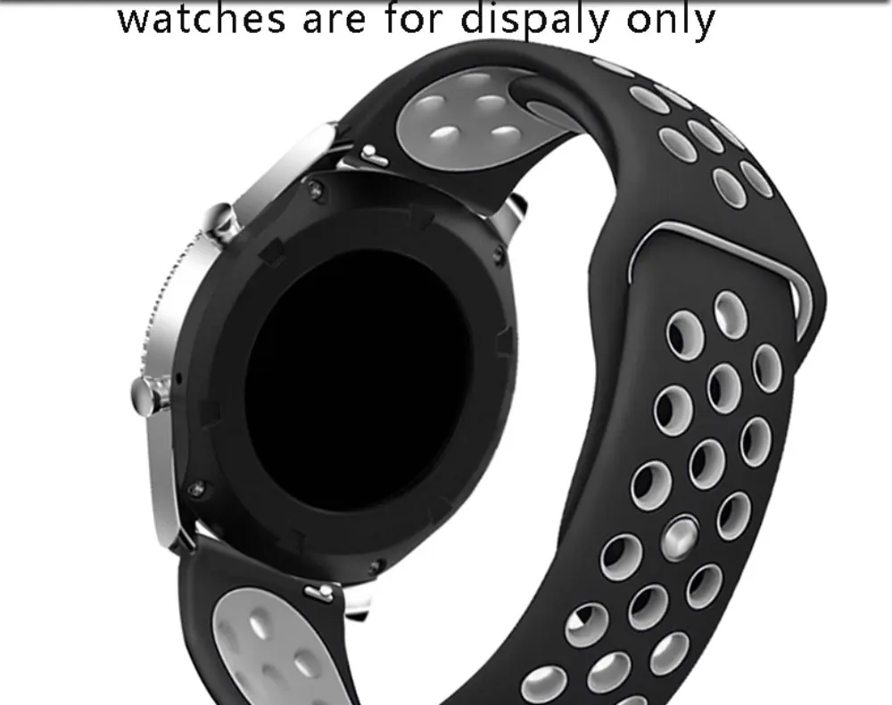 Водонепроницаемые часы с силиконовым корпусом ремешок адаптация Ticwatch Pro E2 C2 S2 Смарт-часы резиновый браслет 20 22 мм Быстрый выпуск