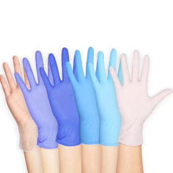 

100Pcs Disposable Gloves Latex Universal Kitchen/Dishwashing/Medical /Work/Rubber/Garden Gloves Multi Colors