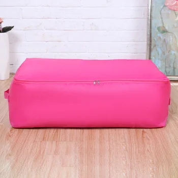 

2020 New Style Oxford Cloth Clothes Storage Bag Exquisite Multi Capacity Portable Home Storage Bag