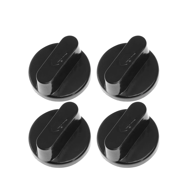 

Pack Of 4 Gas Stove Knobs Easy To Install Practical Replacement Elegant Switch Knob for Gas Stove Repair Replacement Use