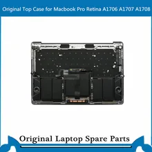 Original Top case with Keyboard Touchbar Trackpad Battery for font b Macbook b font Pro Retina