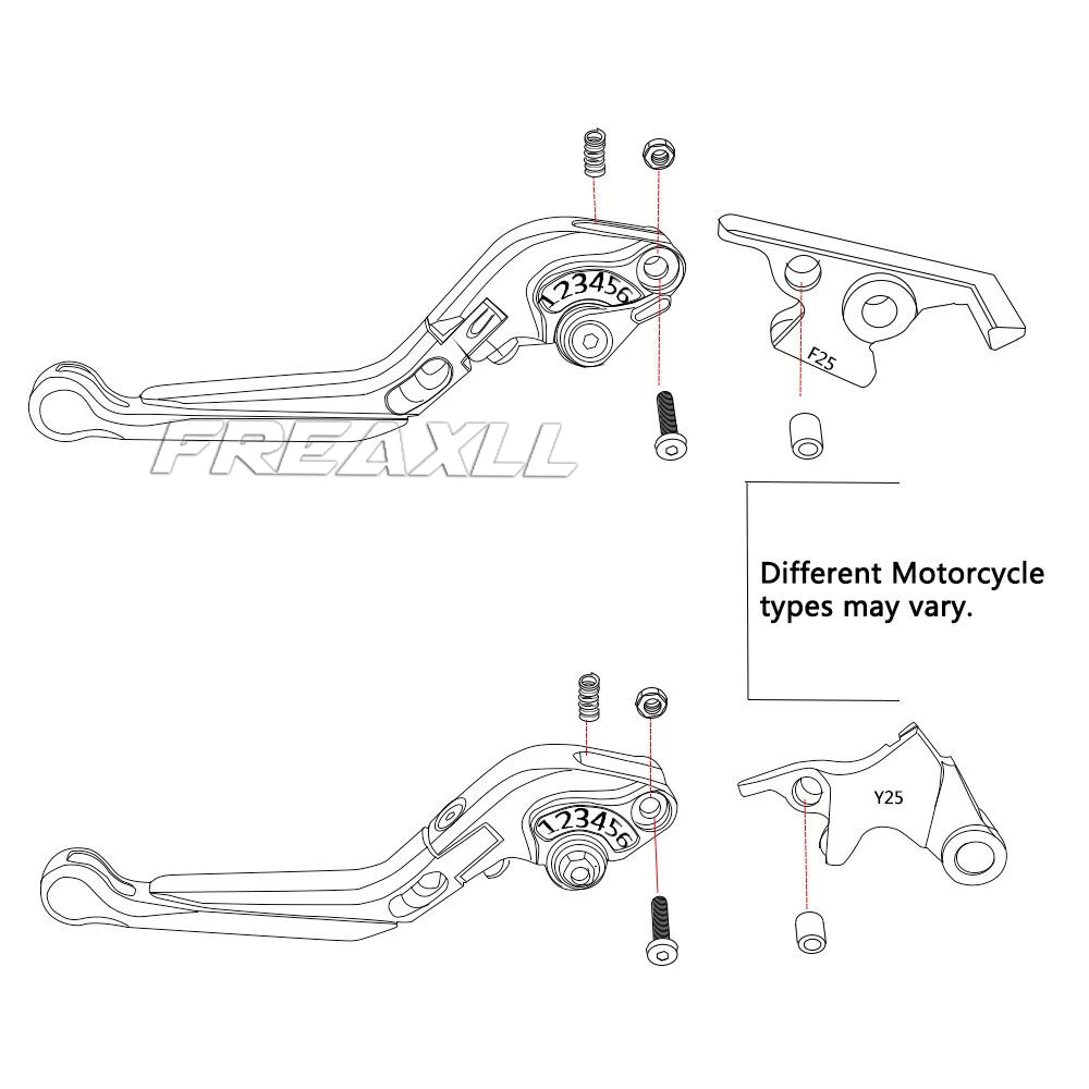 ajustáveis, para suzuki sv1000 sv, 1000 s,