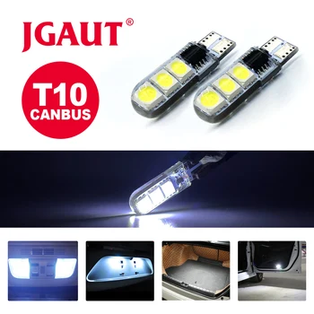 

HotSale T10 White silicon Strobe 6 SMD 5050 LED Wedge Car Lights Bulbs Clearance parking Auto BULB 6smd 6led New arrival