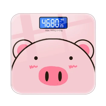 

Cartoon Body Fat Weight Scale Electronic Digital USB Charging Smart Weight Scale