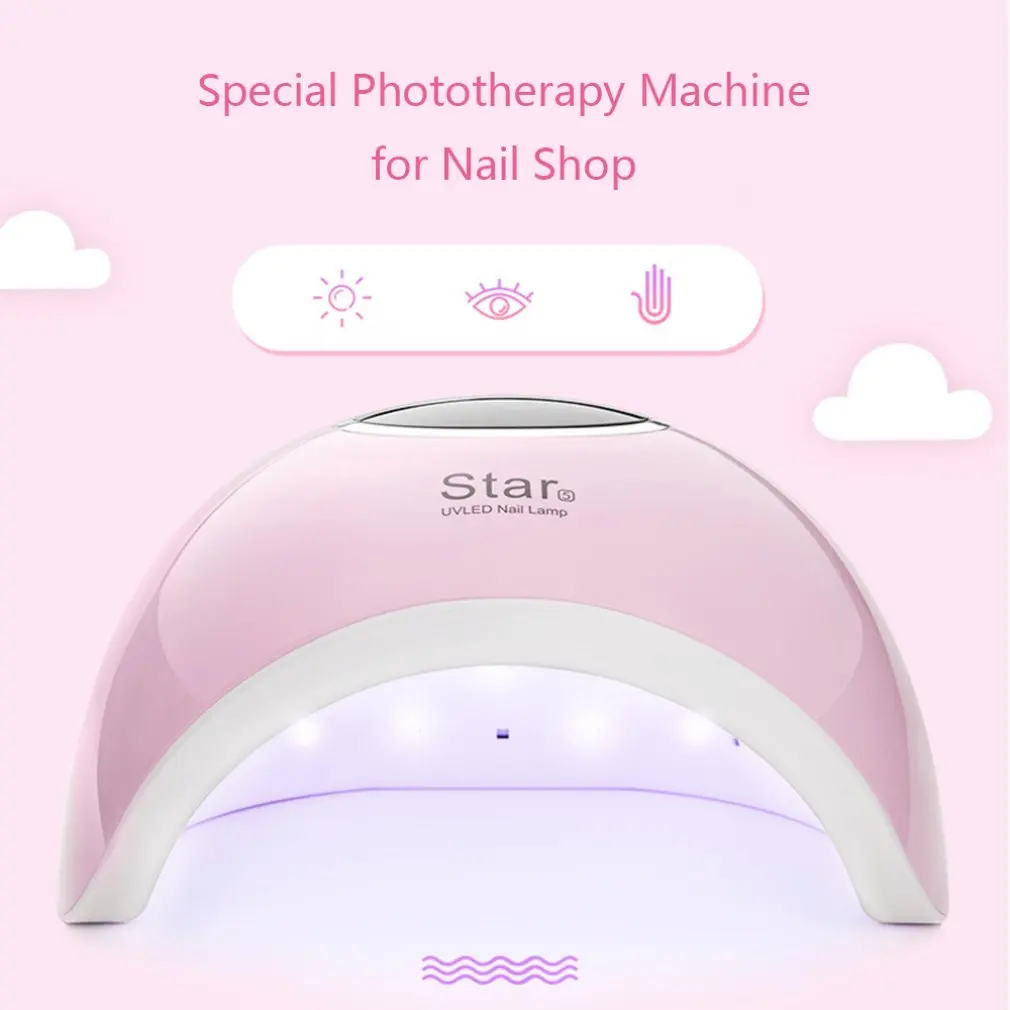 

Nail Shop Dedicated Phototherapy Machine Drying Induction Led Baking Light Quick Drying Nail Oil Glue Baking Nail Lamp