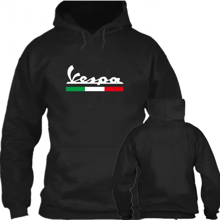 Vespa/модные толстовки с логотипом европейского размера Мужская Утепленная одежда