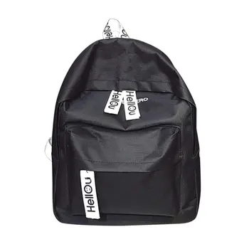 

Large Capacity Shoulder Bag Fashion Double Zipper Solid Color Leisure Backpack For Outdoor Travel For Students School Bags