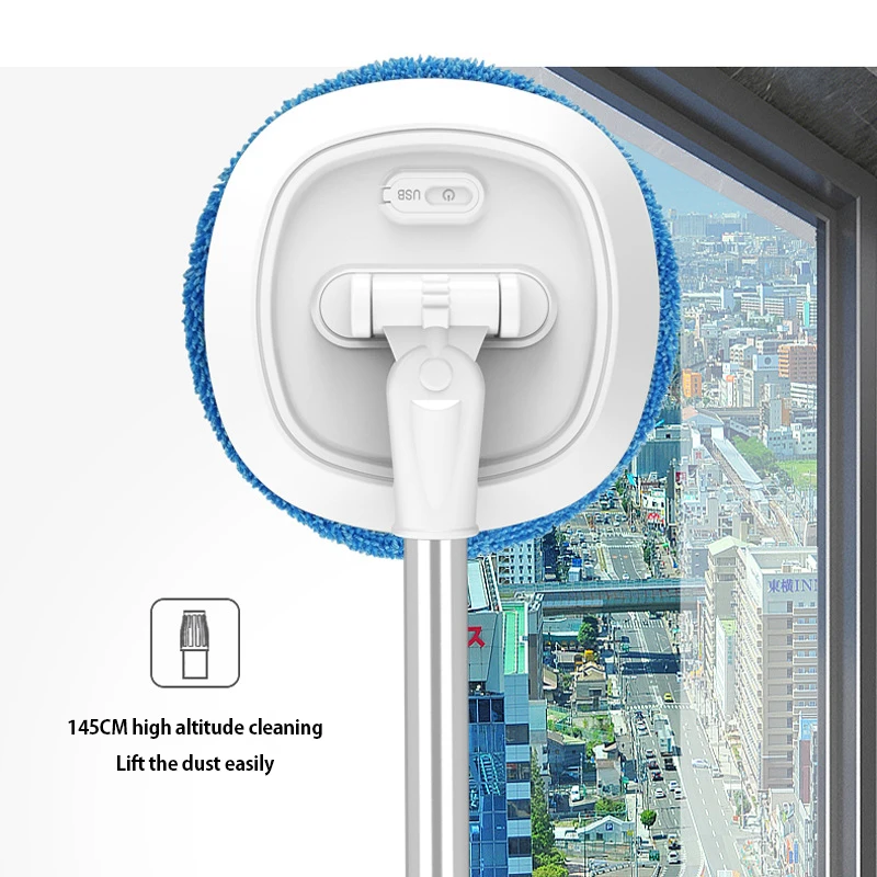 Glass Cleaning Robot Wireless Electric Telescopic Lazy Powerful Cleaner Dry and Wet Mopping Home Office Floor Cleaning Machine