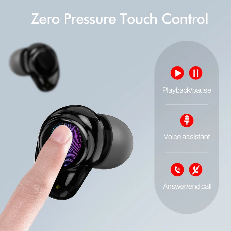 Дешево 2019 наушники Doboss с сенсорным управлением TWS Bluetooth HD стерео беспроводные наушники с шумоподавлением спортивные игровые наушники