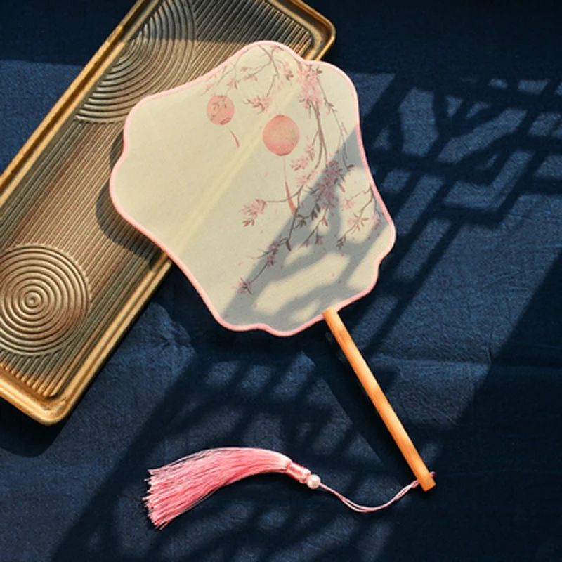 Circular Fan for Female Dance Accessory, Circular Fan, Chinese Style, Classical Round Hand, Ancient Hanfu Clothing