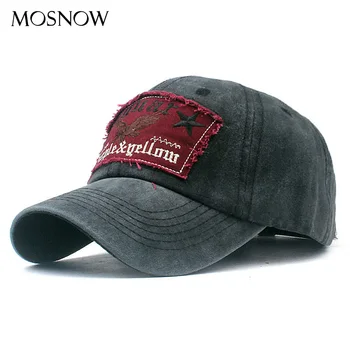 

Washed Retro Baseball Cap Gorras Letters Eagle Patch Cap Men Snapback Fitted Hat Dropshipping Embroidered Cotton Hip Hop Hat