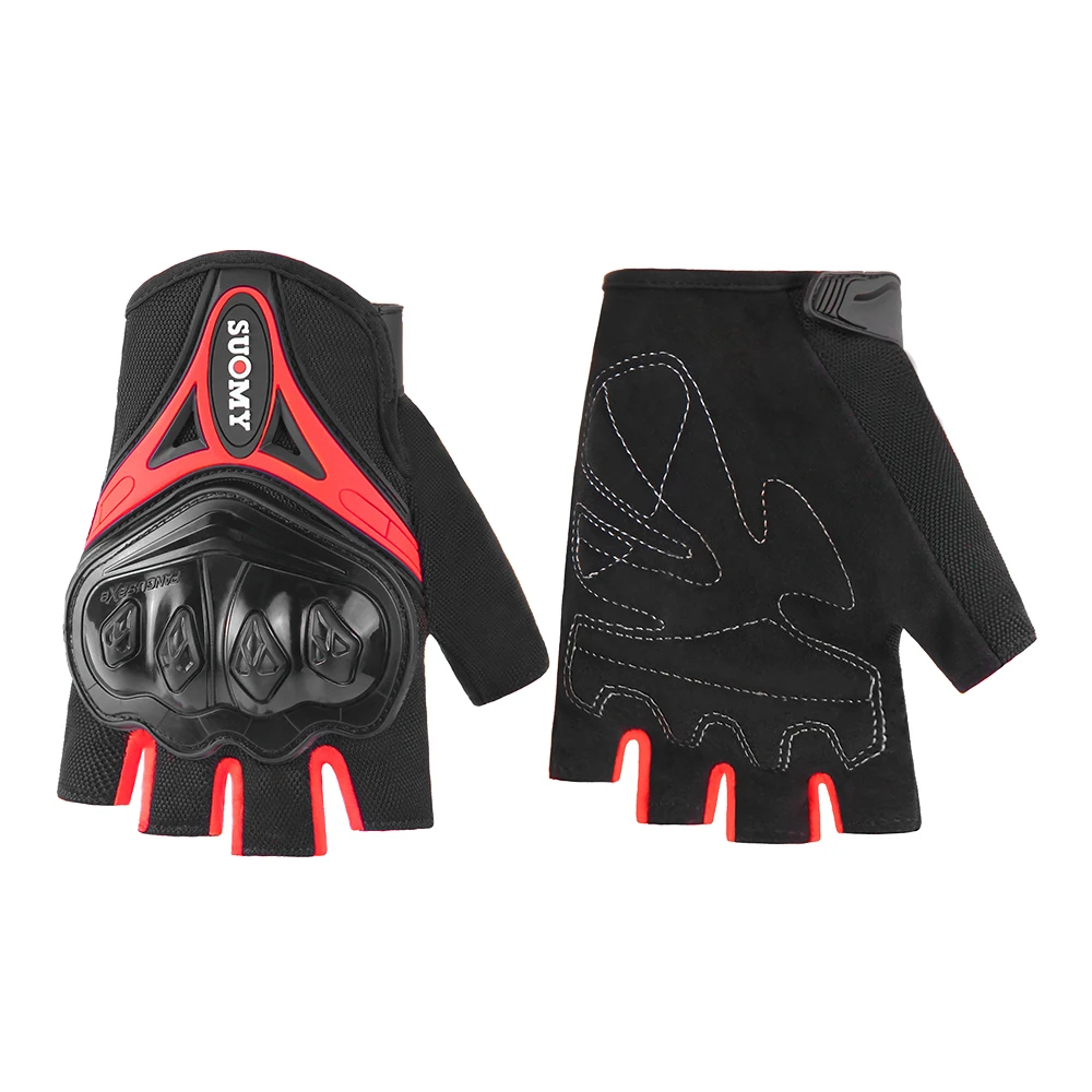 SUOMY мотоциклетные перчатки мужские перчатки для мотокросса полный палец мотоциклетные перчатки для мотокросса мотоциклист - Цвет: SU10H-Red