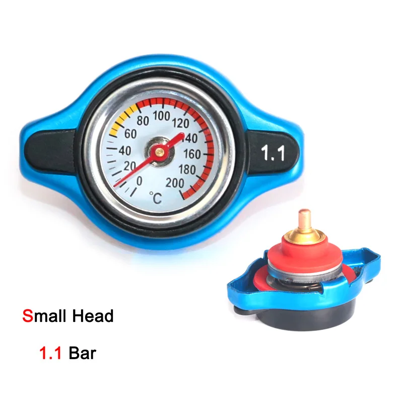 1.1BAR small head D1 Spec RACING Thermost крышка радиатора+ Датчик температуры воды 0.9bar/1.1bar/1.3bar крышка(малый размер - Цвет: 1.1BAR small head