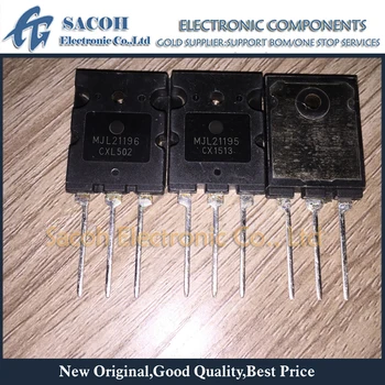 

Free shipping 5Pairs MJL21195G MJL21195 + MJL21196G MJL21196 TO-3PL 16A 250V 200W NPN PNP Silicon Power Transistor