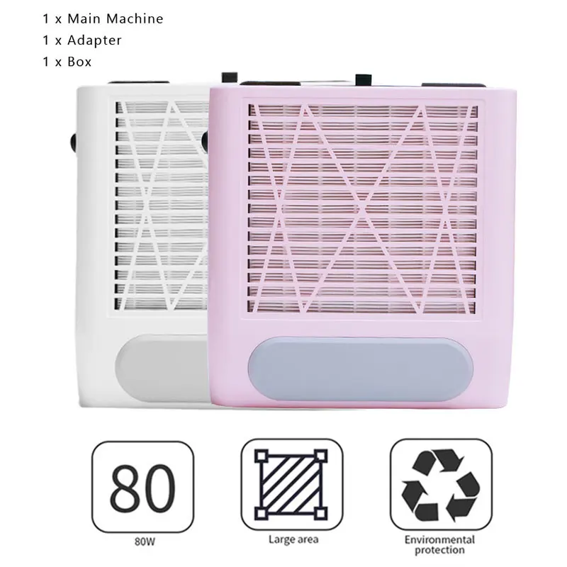 Billige 80W Neue Starke Leistung Nagel Staub kollektor Nagel Fan Art Salon Saug Staub Collector Maschine Staubsauger Fan