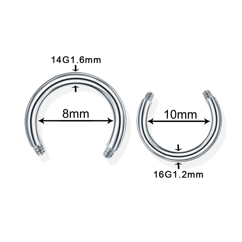100Pcs/lot Piercing Jewelry Steel Earring Studs