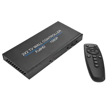

Durable Video Wall Controller Delicate Design Video Wall Controller 2x2 HDMI Input to 4X HDMI Output TV Splicing Controller