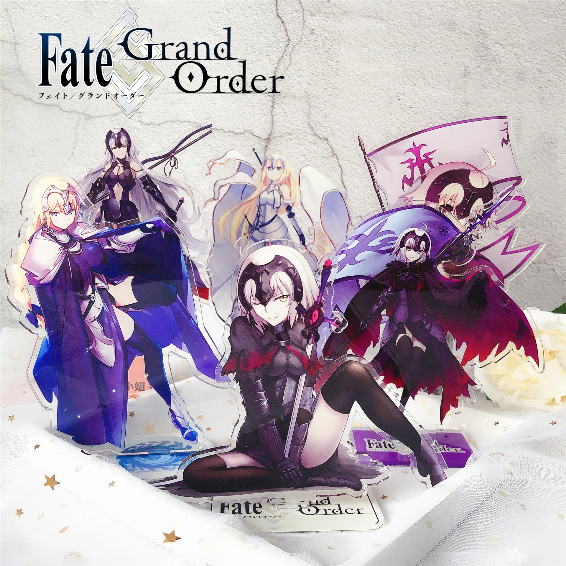 

Anime Fate/Grand Order FGO Jeanne d'Arc Acrylic Stand Figure Desktop Decoration Collection Model Toy Doll Gifts